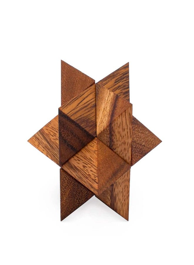 Mittimate Wooden Star Cube Puzzle for Kids Age 6+ Years I Brain Teaser (Development) Cube Puzzle Game Enhances Concentration & Problem Solving Skills - Image 2
